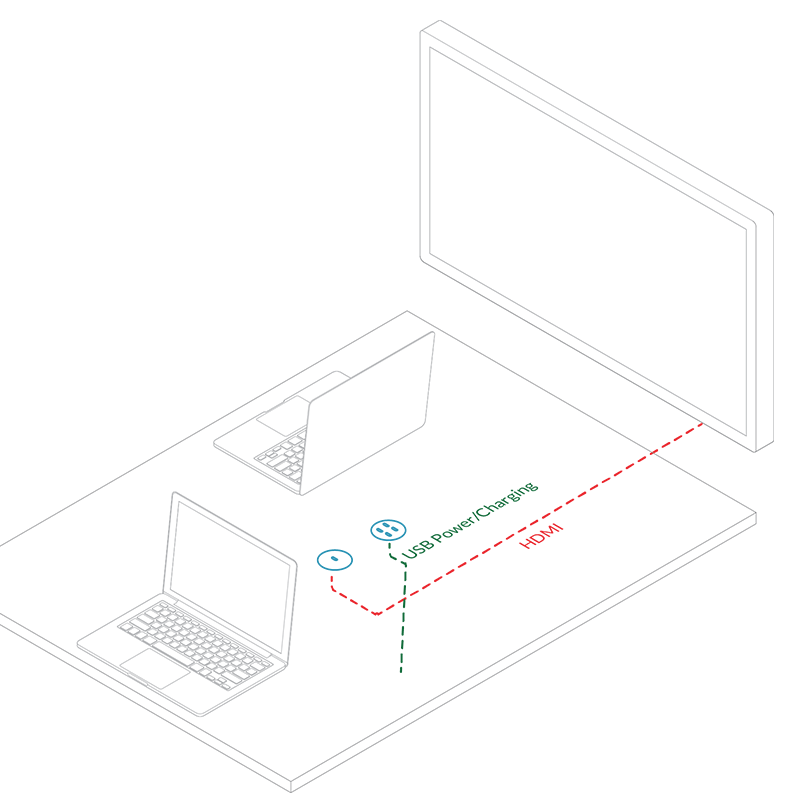 Application Guide: Connecting & Charging AV Devices with Table Inserts
