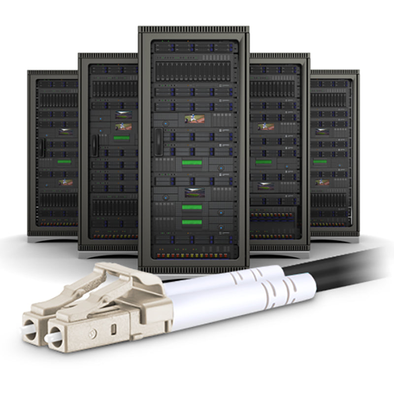 Fiber optic cables built for AV racks