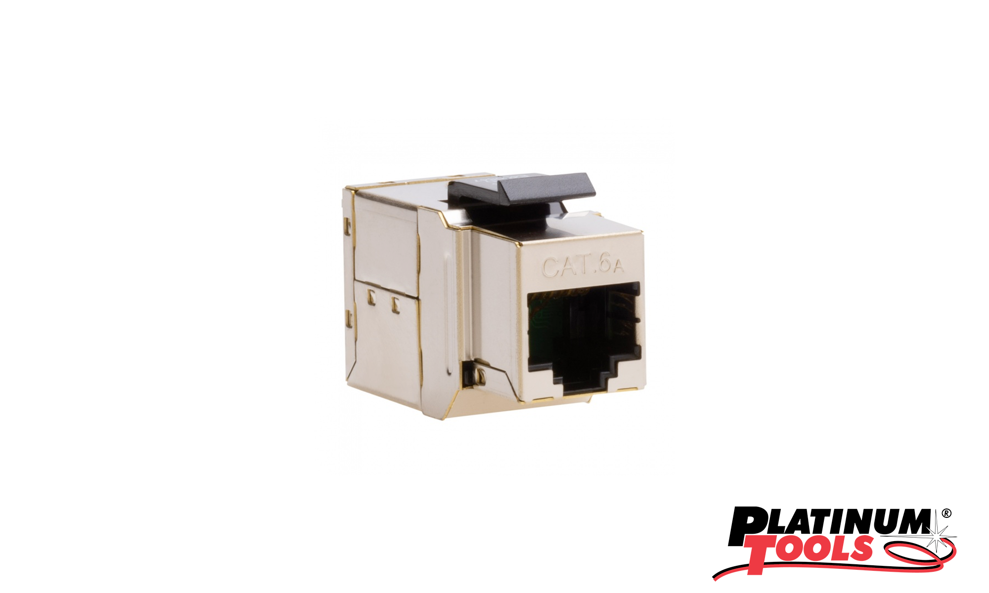 Twisted pair keystone -- female RJ45 to female RJ45